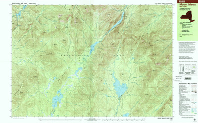 United States Geological Survey Mount Marcy, NY (1999, 25000-Scale) digital map