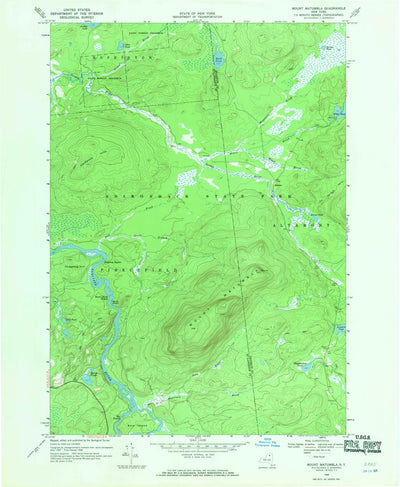United States Geological Survey Mount Matumbla, NY (1968, 24000-Scale) digital map