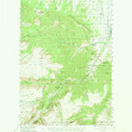 United States Geological Survey Mount Maurice, MT-WY (1956, 62500-Scale) digital map