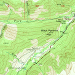 United States Geological Survey Mount Maurice, MT-WY (1956, 62500-Scale) digital map