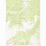 United States Geological Survey Mount Maurice, MT-WY (1986, 24000-Scale) digital map