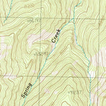 United States Geological Survey Mount Maurice, MT-WY (1986, 24000-Scale) digital map