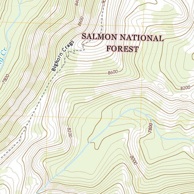 United States Geological Survey Mount McGuire, ID (2020, 24000-Scale) digital map
