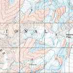 United States Geological Survey Mount Mckinley A-3, AK (1954, 63360-Scale) digital map