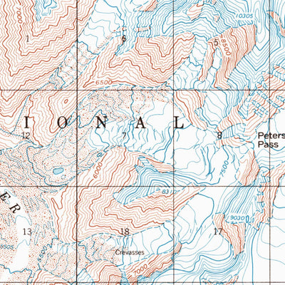 United States Geological Survey Mount Mckinley A-3, AK (1954, 63360-Scale) digital map