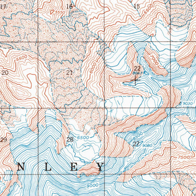 United States Geological Survey Mount Mckinley A-3, AK (1954, 63360-Scale) digital map