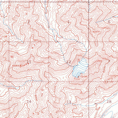 United States Geological Survey Mount Mckinley A-4, AK (1953, 63360-Scale) digital map