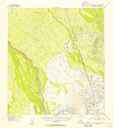 United States Geological Survey Mount Mckinley A-5, AK (1954, 63360-Scale) digital map