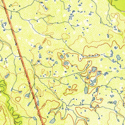 United States Geological Survey Mount Mckinley A-5, AK (1954, 63360-Scale) digital map
