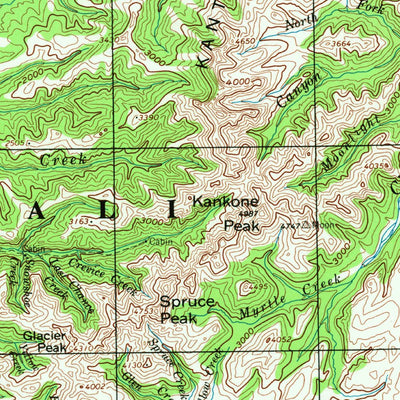 United States Geological Survey Mount Mckinley, AK (1958, 250000-Scale) digital map