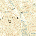 United States Geological Survey Mount Mckinley B-1, AK (1952, 63360-Scale) digital map