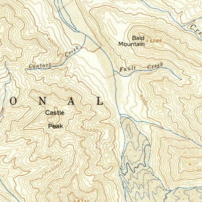 United States Geological Survey Mount Mckinley B-1, AK (1952, 63360-Scale) digital map