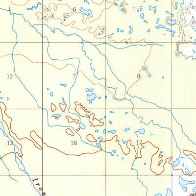 United States Geological Survey Mount Mckinley B-3, AK (1954, 63360-Scale) digital map