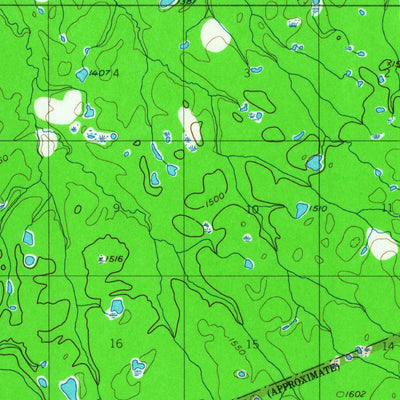 United States Geological Survey Mount Mckinley B-4, AK (1953, 63360-Scale) digital map