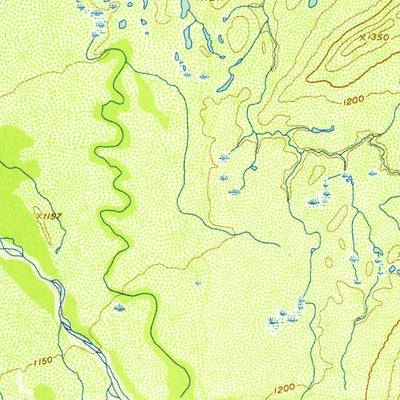 United States Geological Survey Mount Mckinley B-5, AK (1954, 63360-Scale) digital map