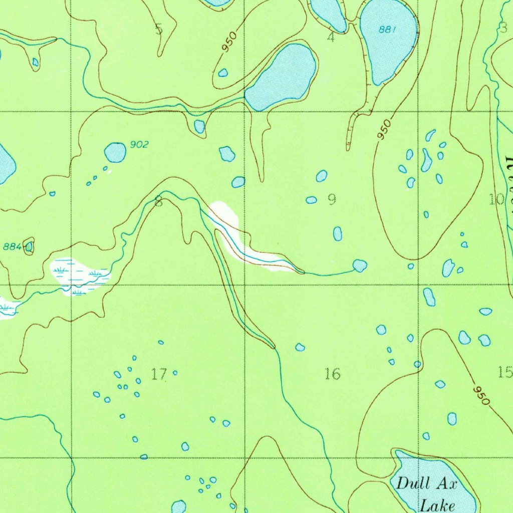 Mount Mckinley B-6, AK (1958, 63360-Scale) Map by United States ...