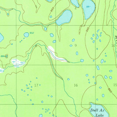United States Geological Survey Mount Mckinley B-6, AK (1958, 63360-Scale) digital map