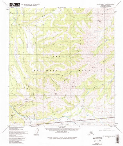 United States Geological Survey Mount Mckinley C-2, AK (1954, 63360-Scale) digital map