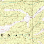 United States Geological Survey Mount Mckinley C-2, AK (1954, 63360-Scale) digital map