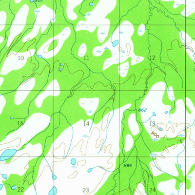 United States Geological Survey Mount Mckinley C-4, AK (1953, 63360-Scale) digital map