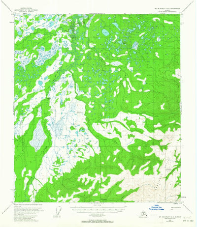United States Geological Survey Mount Mckinley D-2, AK (1954, 63360-Scale) digital map