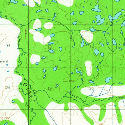 United States Geological Survey Mount Mckinley D-2, AK (1954, 63360-Scale) digital map