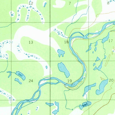 United States Geological Survey Mount Mckinley D-4, AK (1953, 63360-Scale) digital map