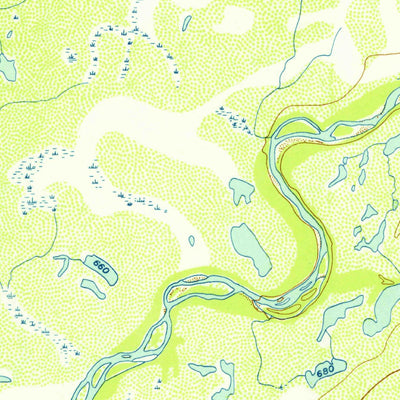 United States Geological Survey Mount Mckinley D-4, AK (1954, 63360-Scale) digital map