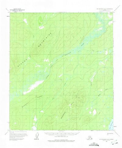 United States Geological Survey Mount Mckinley D-6, AK (1958, 63360-Scale) digital map