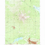 United States Geological Survey Mount Mcloughlin, OR (1988, 24000-Scale) digital map