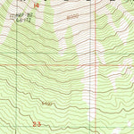 United States Geological Survey Mount Mcloughlin, OR (1988, 24000-Scale) digital map