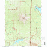 United States Geological Survey Mount Mcloughlin, OR (1998, 24000-Scale) digital map