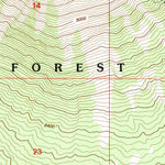 United States Geological Survey Mount Mcloughlin, OR (1998, 24000-Scale) digital map