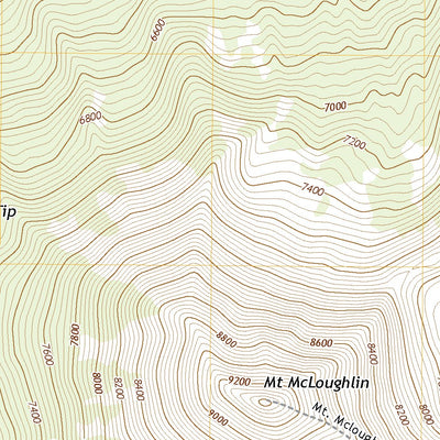 United States Geological Survey Mount McLoughlin, OR (2020, 24000-Scale) digital map