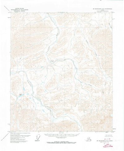 United States Geological Survey Mount Michelson A-5, AK (1971, 63360-Scale) digital map