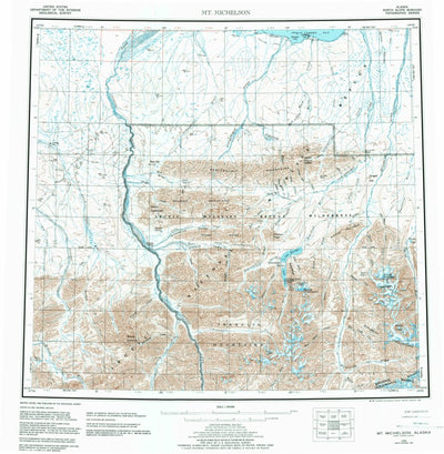 United States Geological Survey Mount Michelson, AK (1956, 250000-Scale) digital map