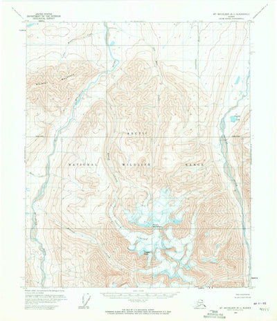 United States Geological Survey Mount Michelson B-1, AK (1955, 63360-Scale) digital map