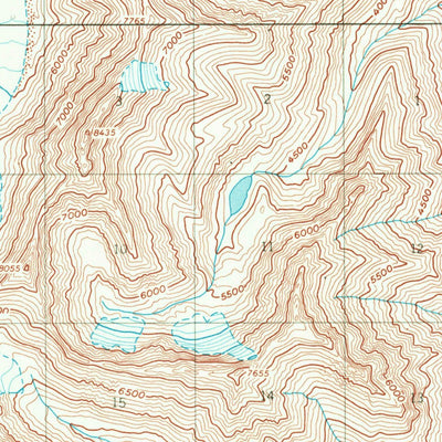 United States Geological Survey Mount Michelson B-1, AK (1955, 63360-Scale) digital map