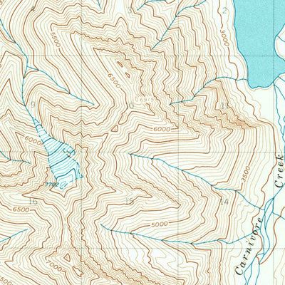 United States Geological Survey Mount Michelson B-2, AK (1956, 63360-Scale) digital map