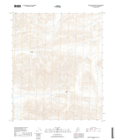 United States Geological Survey Mount Michelson B-3 NE, AK (2018, 25000-Scale) digital map