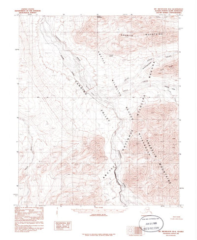 United States Geological Survey Mount Michelson B-4, AK (1983, 63360-Scale) digital map