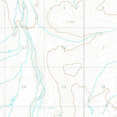 United States Geological Survey Mount Michelson B-5, AK (1971, 63360-Scale) digital map