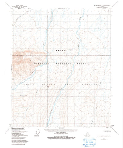 United States Geological Survey Mount Michelson C-1, AK (1955, 63360-Scale) digital map