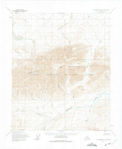United States Geological Survey Mount Michelson C-2, AK (1955, 63360-Scale) digital map