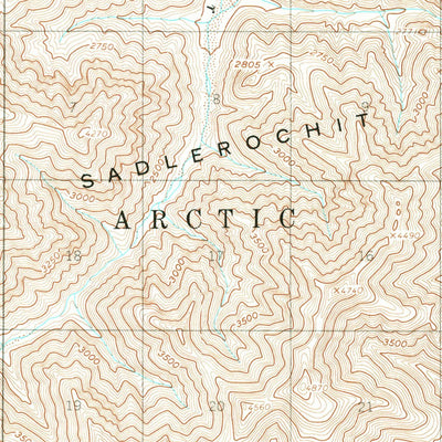 United States Geological Survey Mount Michelson C-2, AK (1955, 63360-Scale) digital map