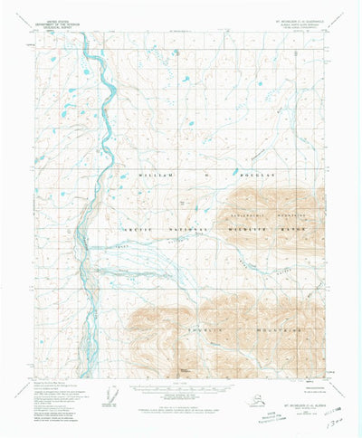 United States Geological Survey Mount Michelson C-4, AK (1955, 63360-Scale) digital map