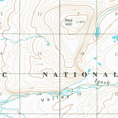 United States Geological Survey Mount Michelson C-4, AK (1955, 63360-Scale) digital map