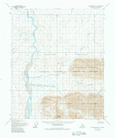 United States Geological Survey Mount Michelson C-4, AK (1978, 63360-Scale) digital map