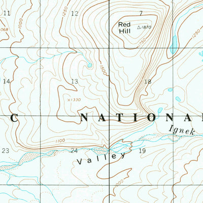 United States Geological Survey Mount Michelson C-4, AK (1978, 63360-Scale) digital map