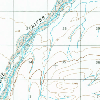 United States Geological Survey Mount Michelson D-2, AK (1955, 63360-Scale) digital map